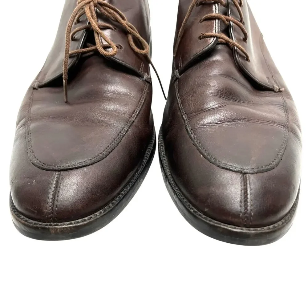 Cole Haan Grand OS Mens Dark Brown Genuine Leather Oxford Dress Shoes sz 11